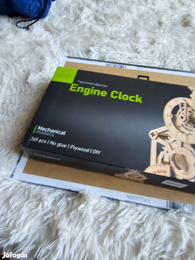 Ugears 70217 Engine Clock össze rakos játék új dobozos
