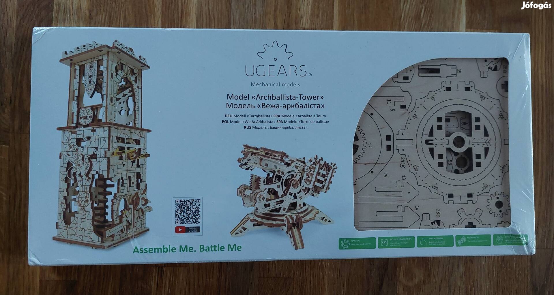 Ugears Archballista torony mechanikus modell