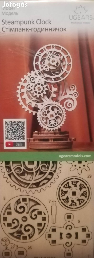 Ugears - Steampunk Óra 3D modell 