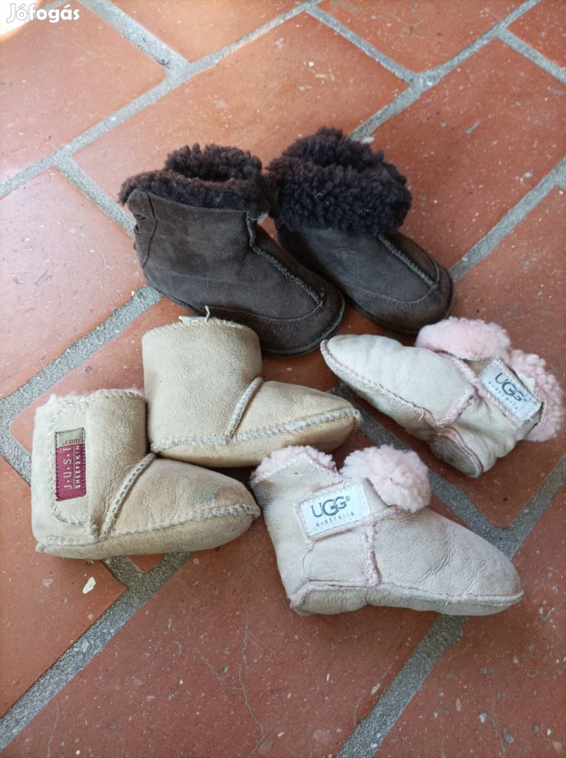 Ugg és Just Sheepskin kocsicipő