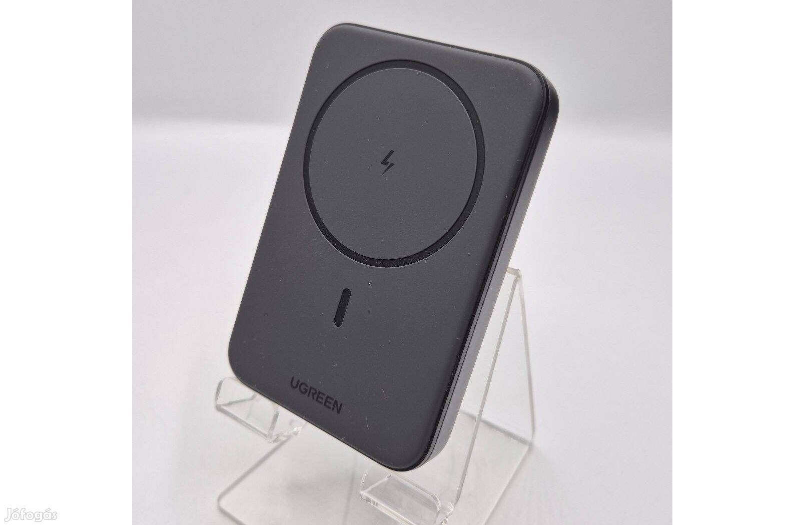 Ugreen mágneses külső akkumulátor, 10000 mAh 20W, fekete, újszerű