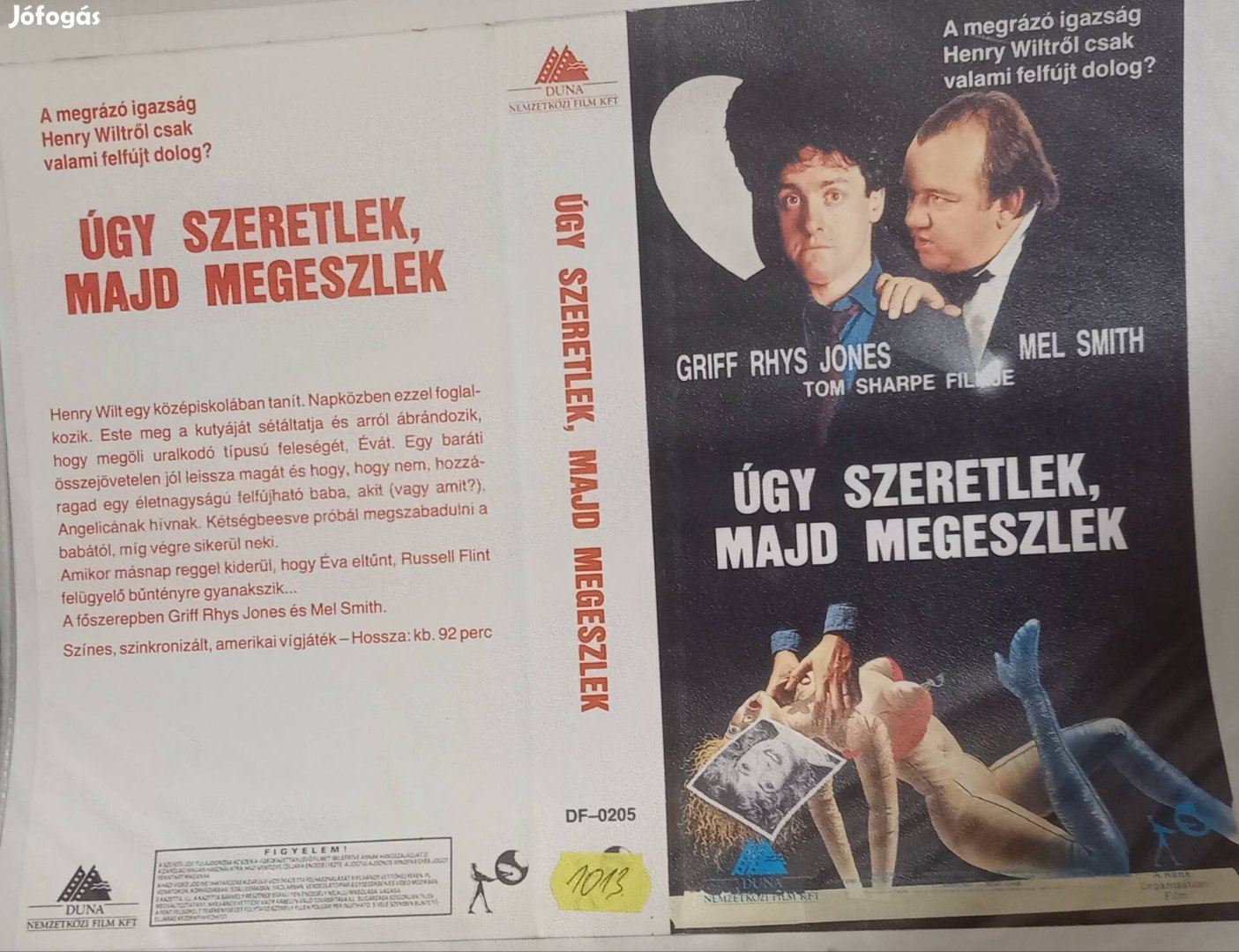 Úgy szeretlek, majd megeszlek - vígjáték vhs