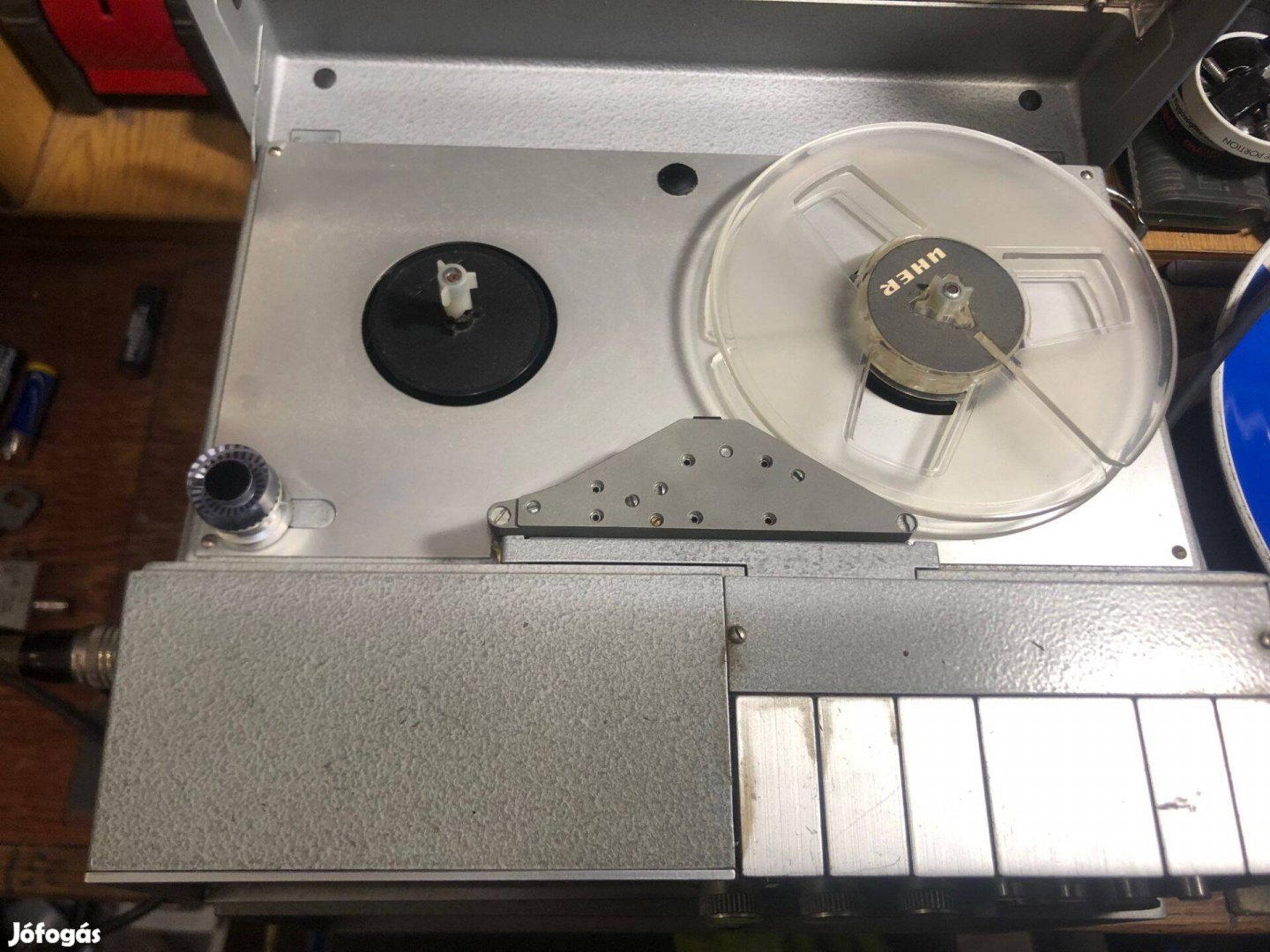 Uher 1200 szalagos magnó és Synchronizer W352