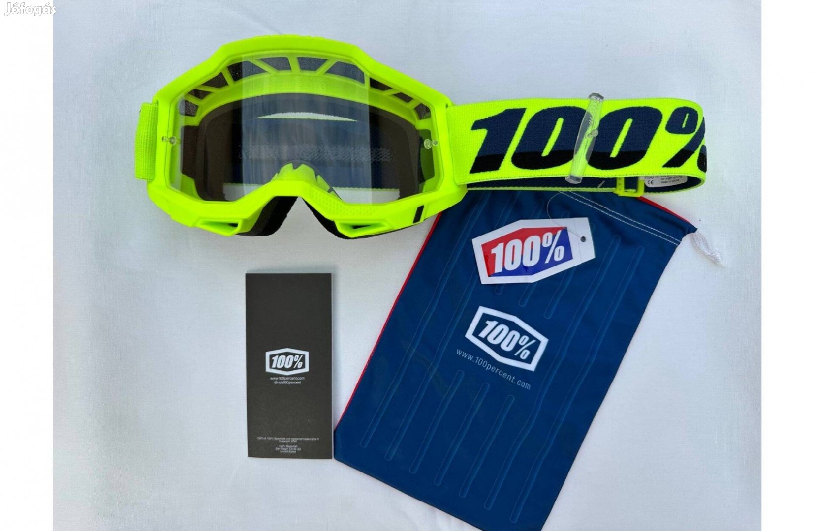 Új 100% Accuri 2 fluo sárga Otg MX, cross szemüveg, szemüvegeseknek