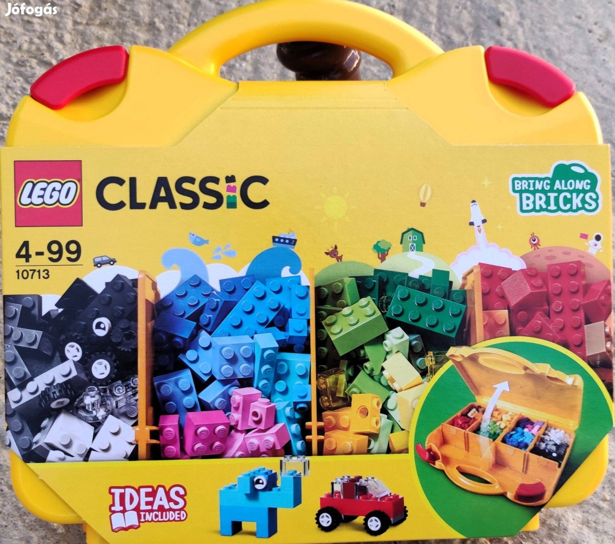 Új 10713 LEGO Classic műanyag bőröndben