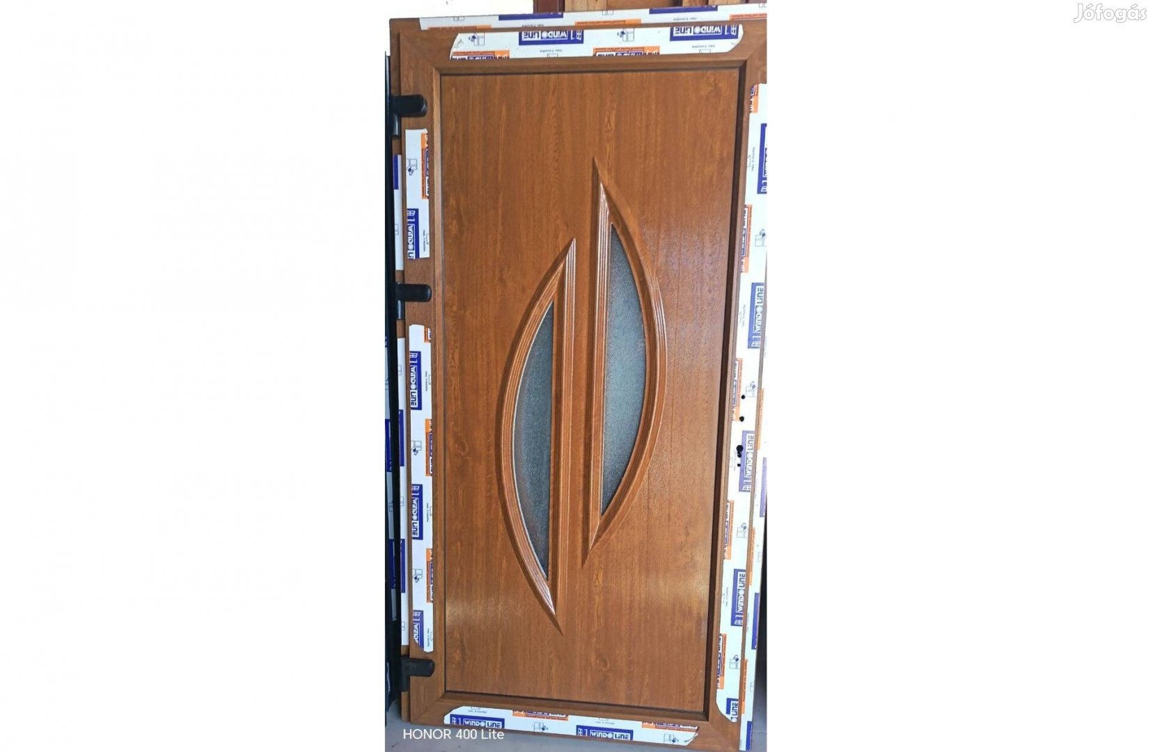 Új 110 x 210 kívül-belül Aranytölgy színű műanyag ajtó