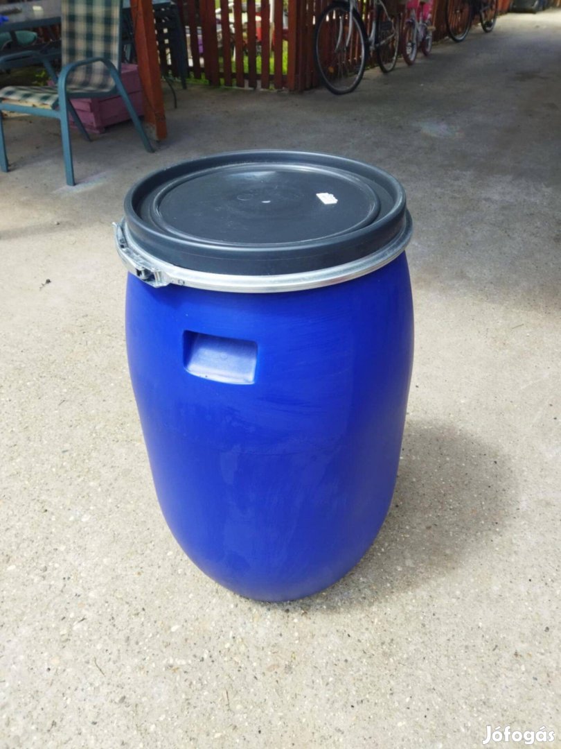 Új 120 liter hordó műanyag cefre élelmiszeres savanyúságos savanyú
