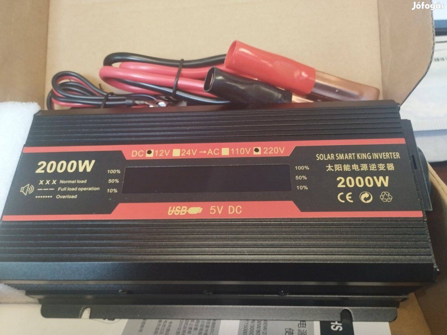 Új 12-230 V 2000W inverter