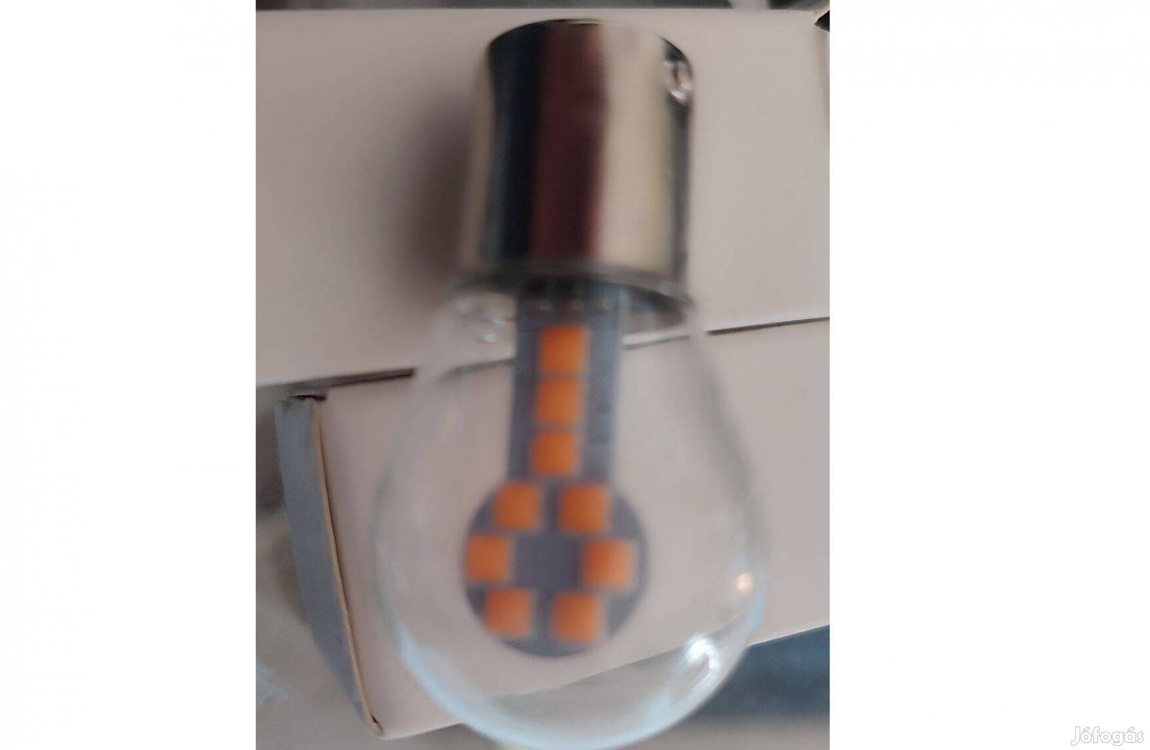 Új 12 v- os sárga led izzó / 2 db / eladó