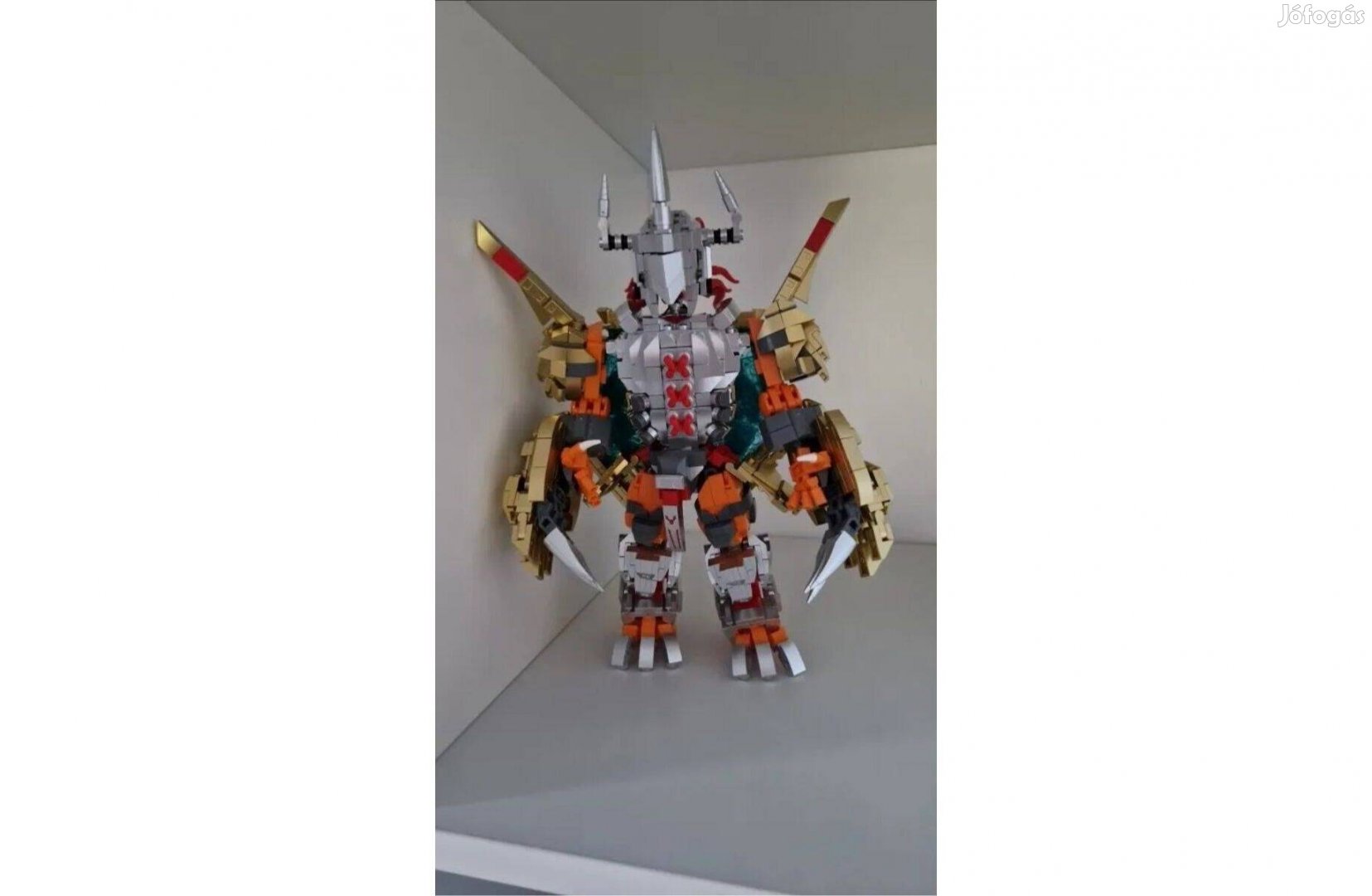 Új 1300db. Bontatlan Dobozos Digimon Adventure építőjáték - War Mecha