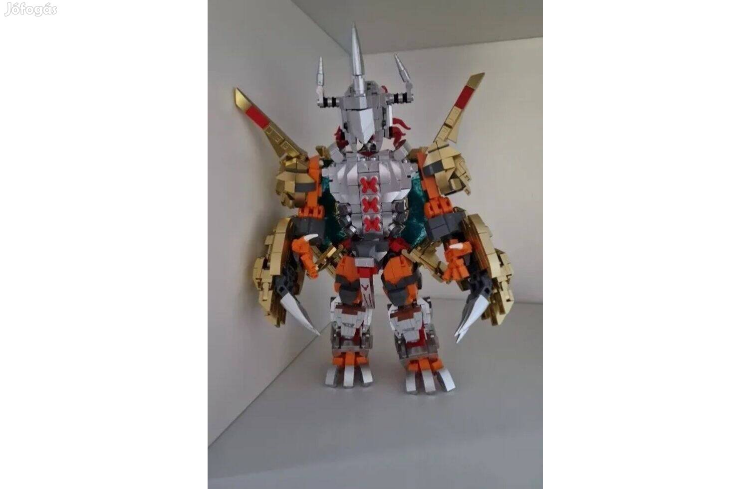 Új 1300db. Bontatlan Dobozos Digimon Adventure építőjáték - War Mecha