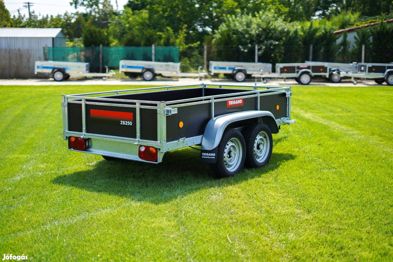 Új 1300kg-os billenős utánfutó 251x132cm akciósan bruttó
