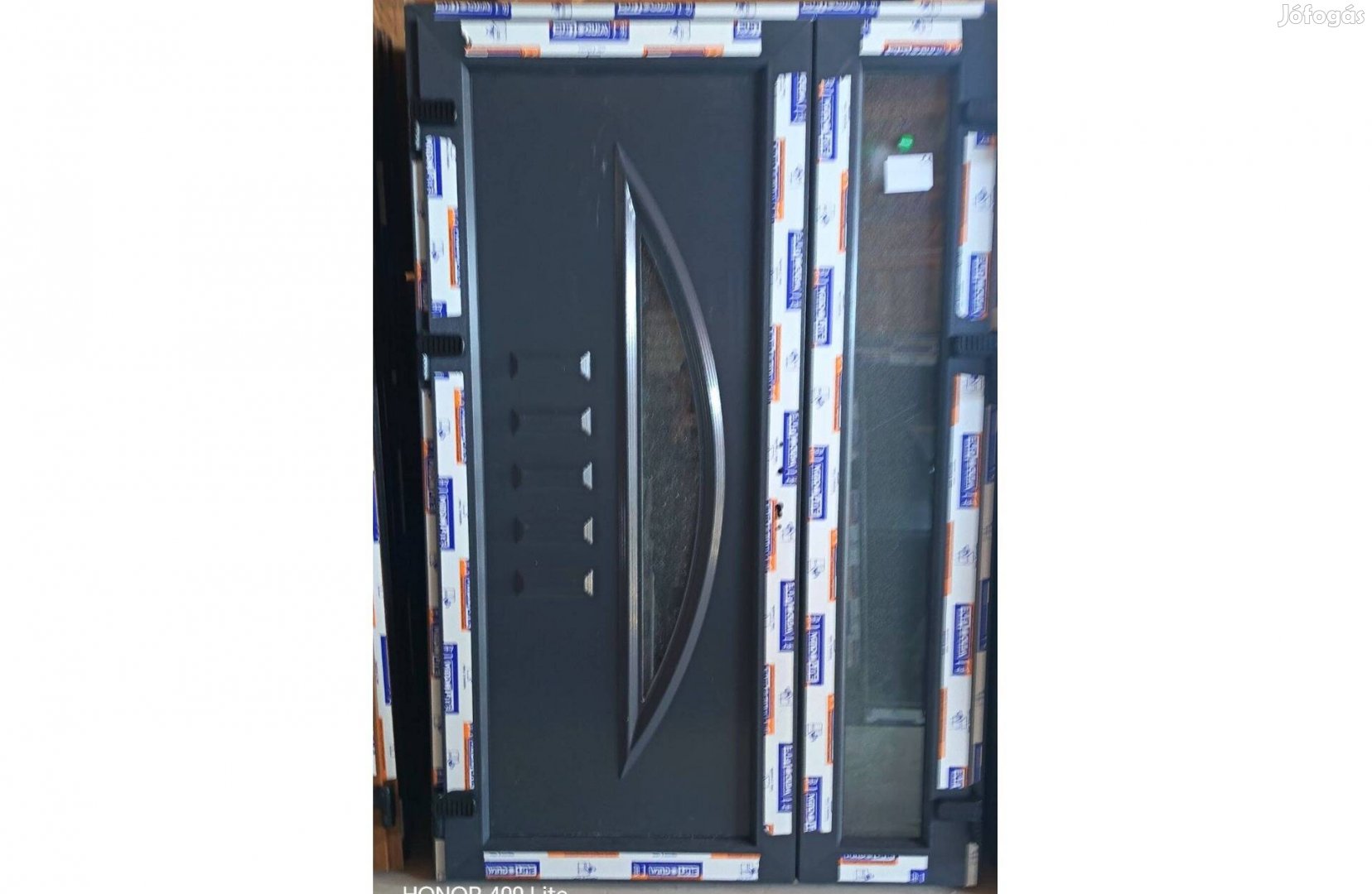 Új 135 x 205 Kívül-belül Antrazit műanyag bejárati ajtó