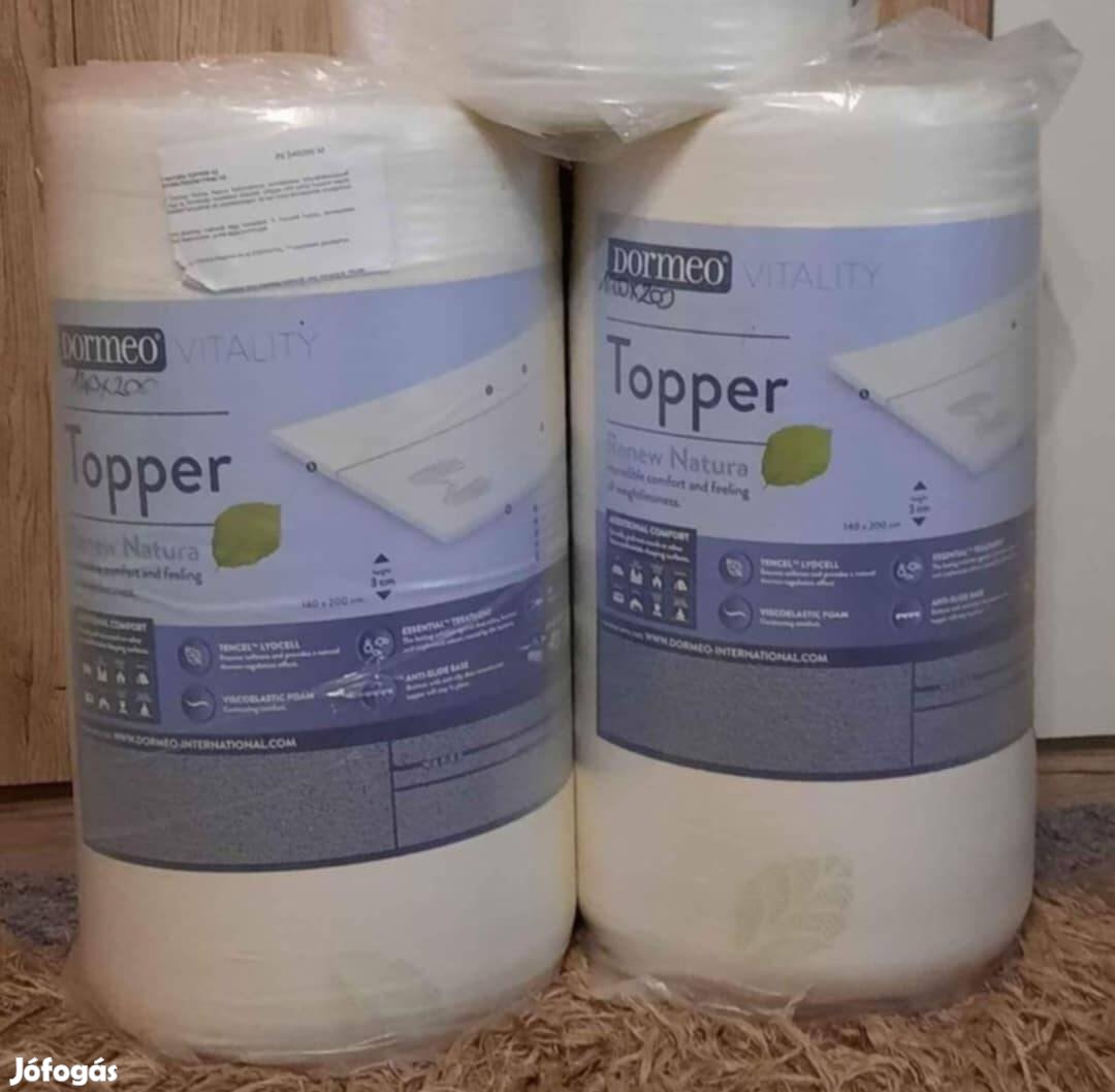 Új 140x200 cm Dormeo Renew Natura Topper fedőmatrac