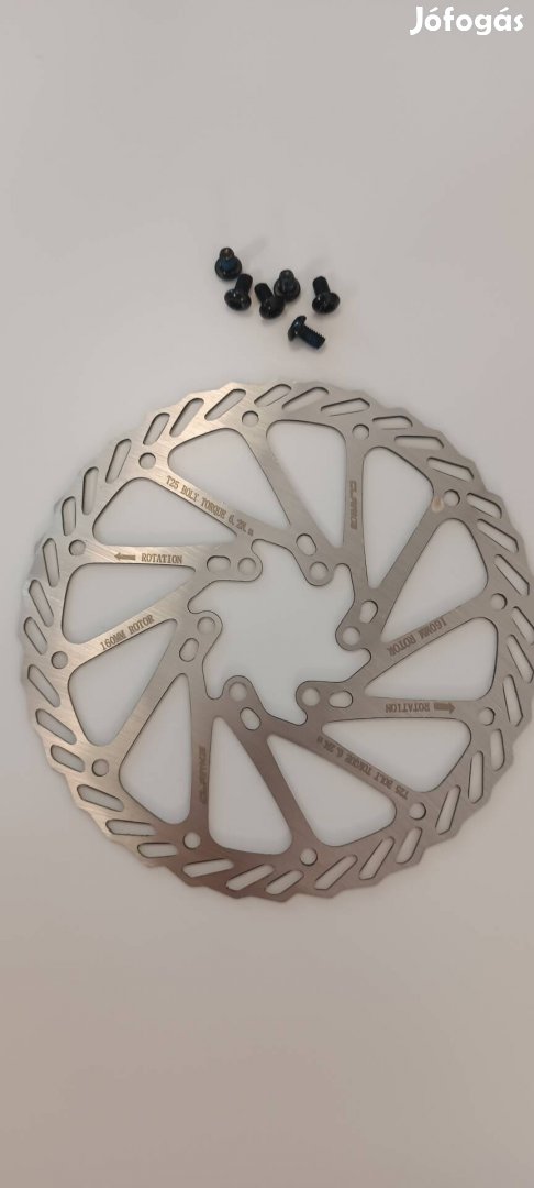 Új 160mm-es Clarks féktárcsa, Shimano rendszerhez is 