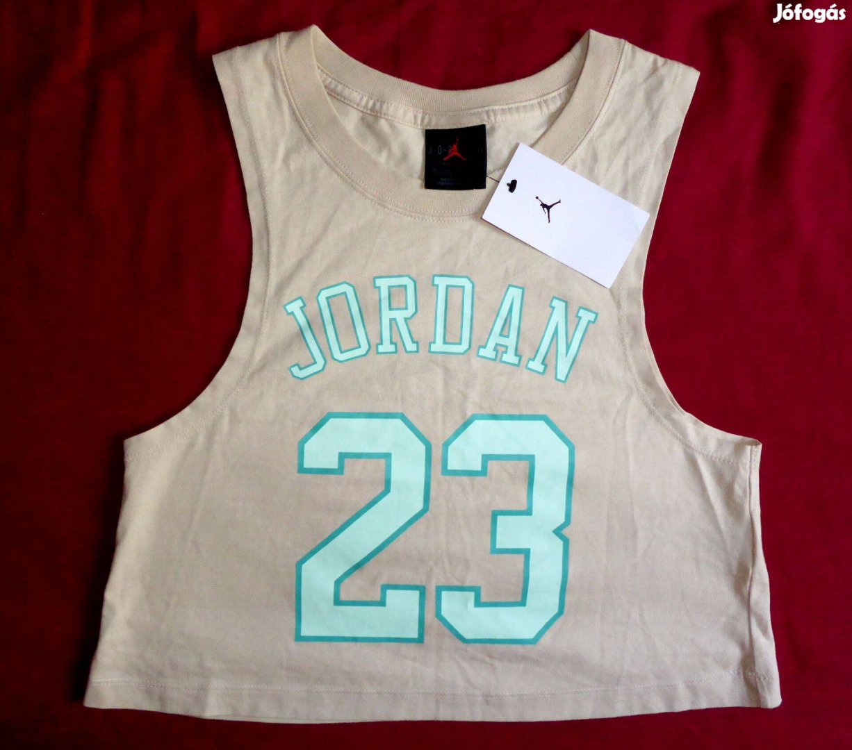 Új 16ezres Nike Jordan 23 női XS - S méretű laza top póló olcsón