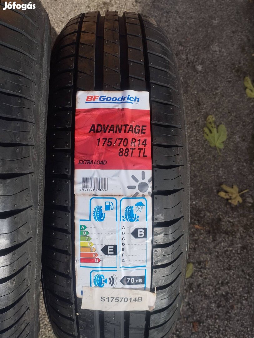 Új 175/70 14 Bfgoodrich nyári gumi r14 " 