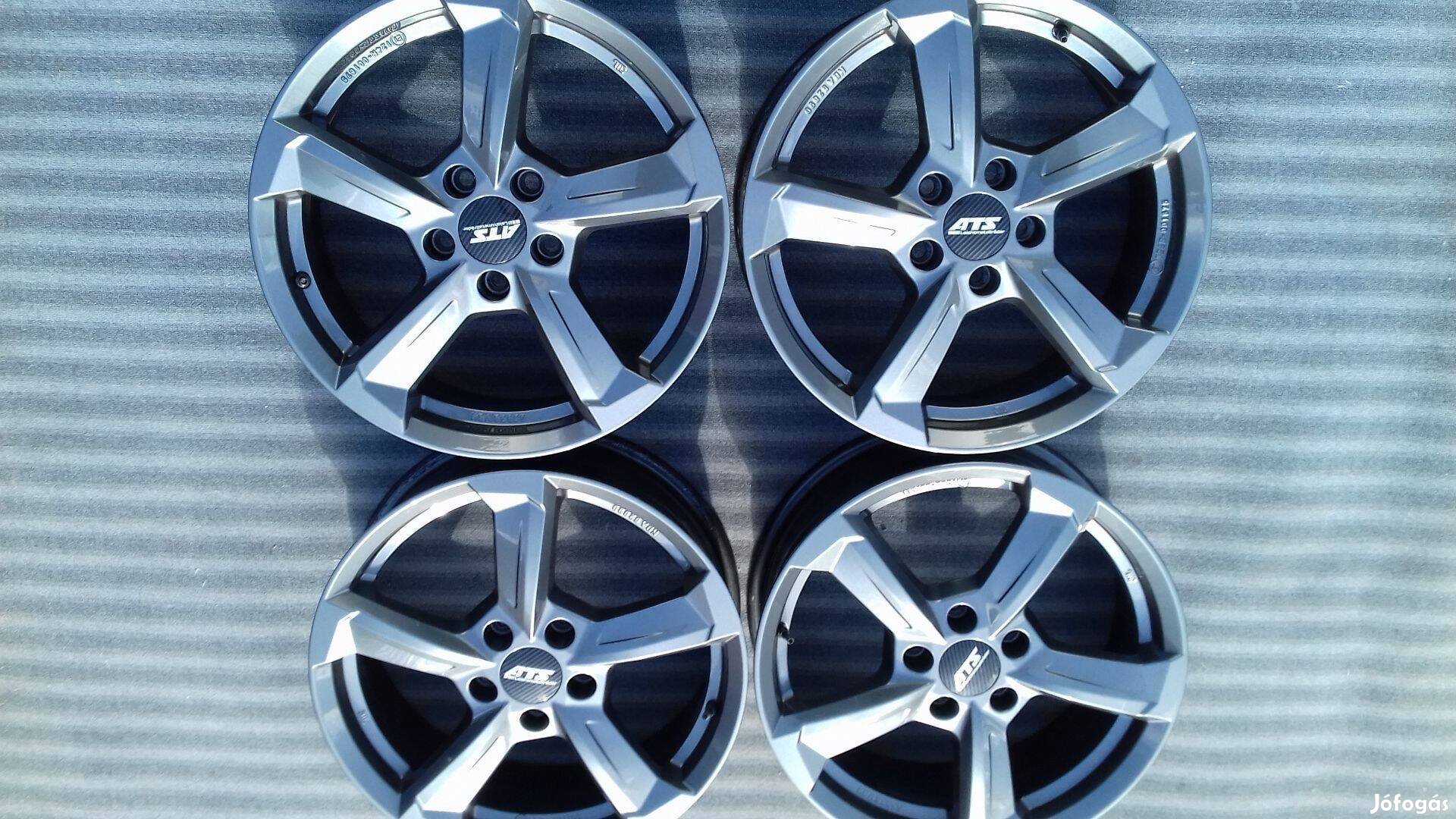Új 17 col 5x112 grafitszürke ATS alufelni Vw Audi Skoda Seat