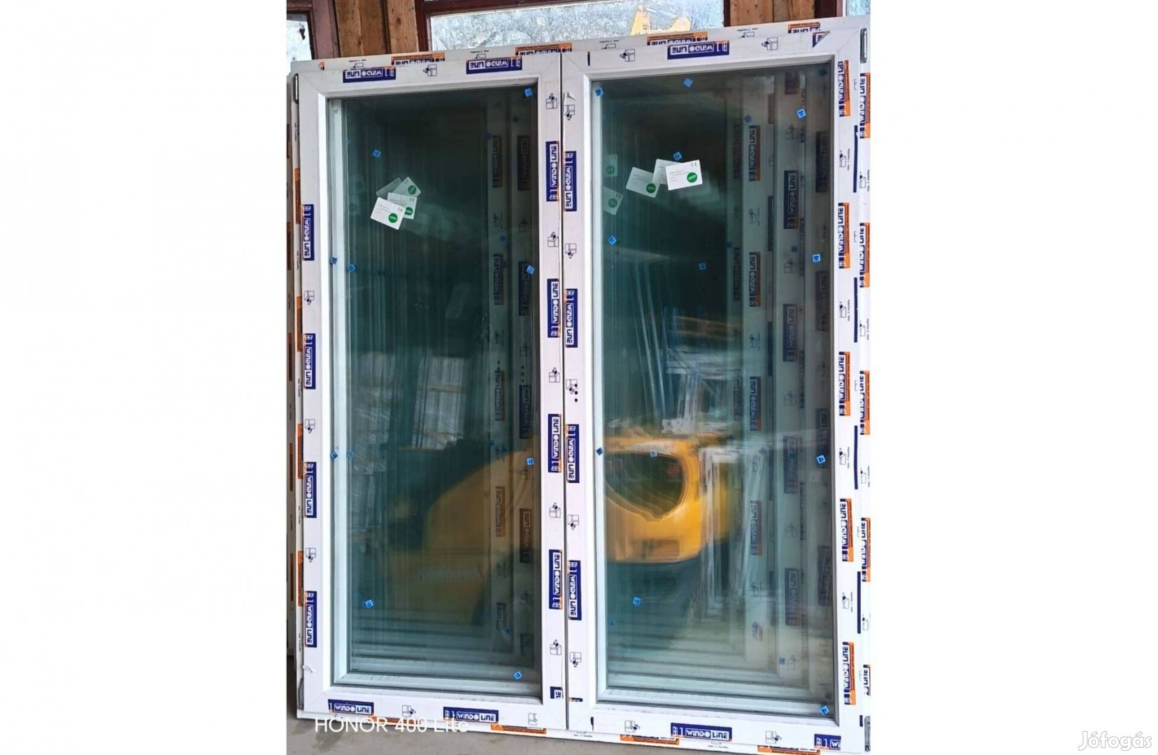 Új 180 x 210 műanyag erkélyajtó