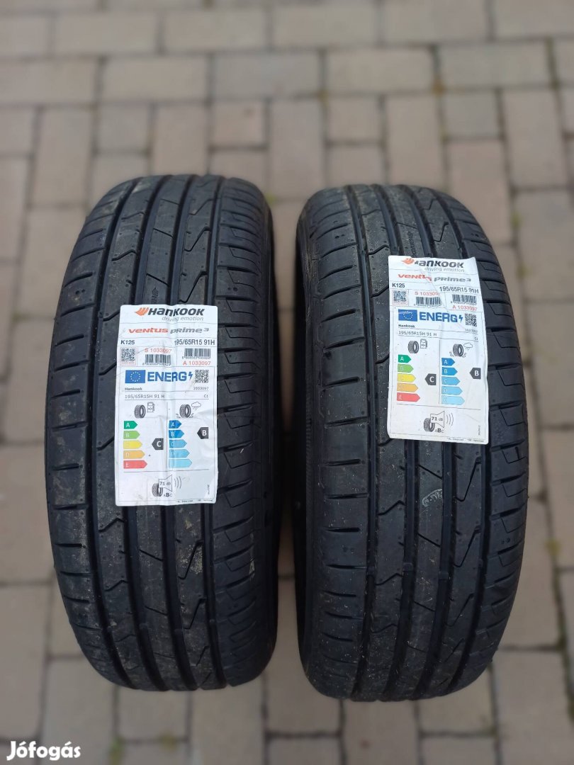 Új 195/65R15 195/65 R 15 R15 Hankook Ventus Prime3 nyári gumi