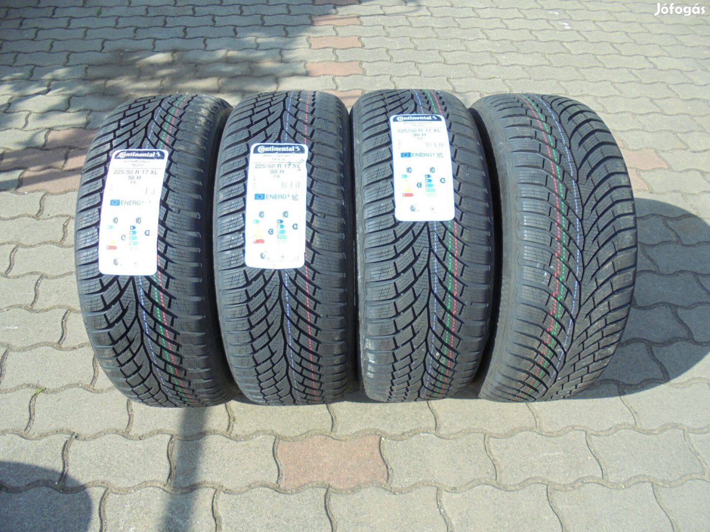 Új 2023-as 225/50 R 17-es Continental téli gumi eladó