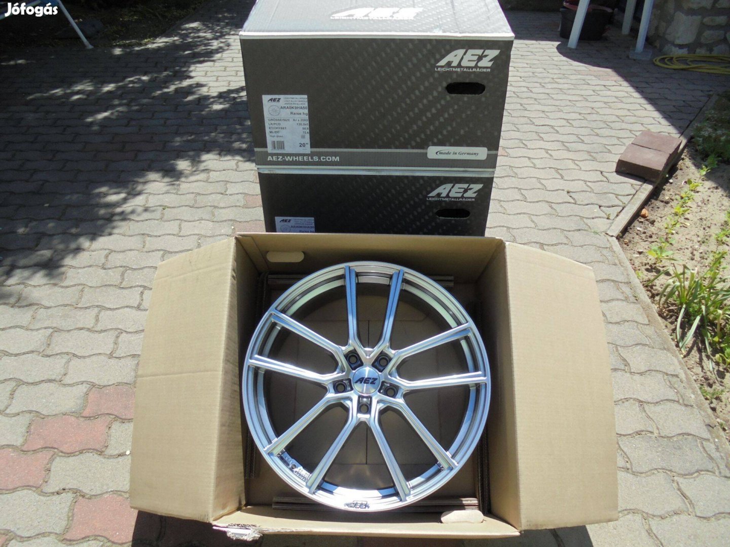 Új 20-as Német alufelni dobozában eladó