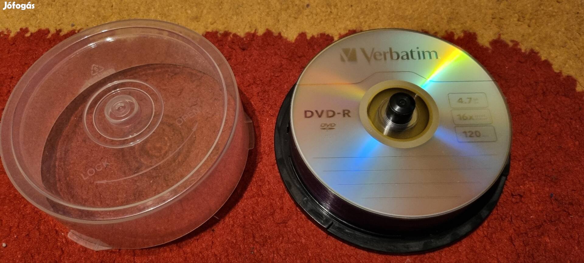 Új 20 db-os Verbatim DVD-R 4.7GB 16x írható DVD 