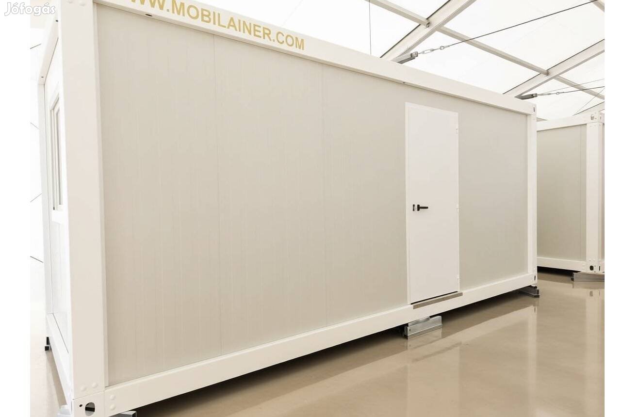 Új 20 lábas irodakonténer + Wc, Mosdó