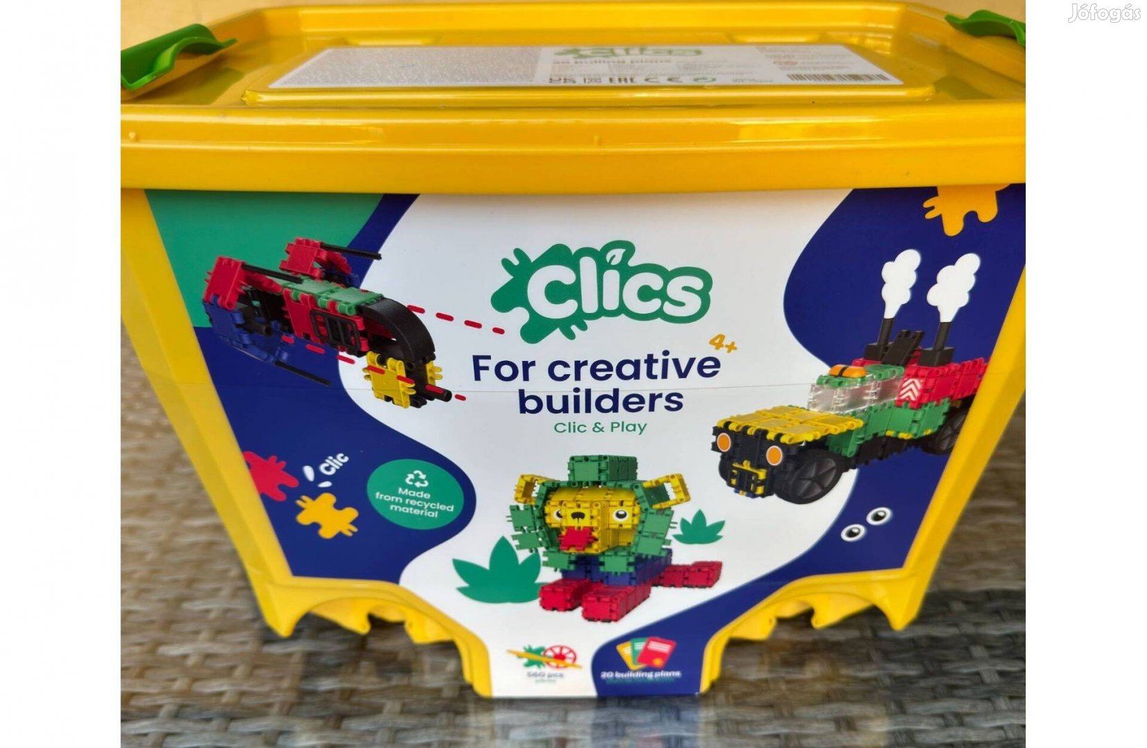 Új 20az1-ben Clics For Creative Builders Épitőjáték Játék Építőjáték