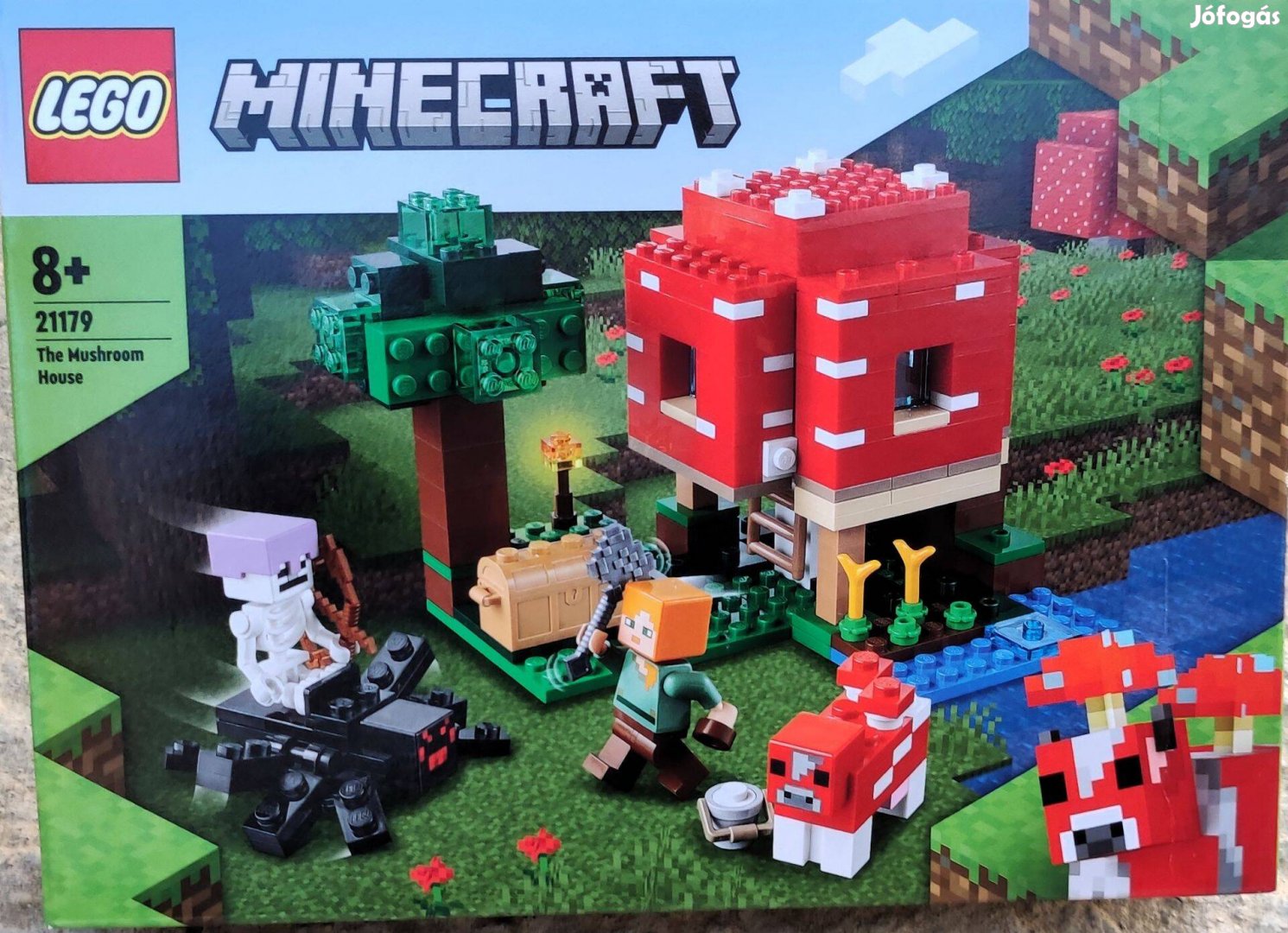 Új 21179 LEGO Minecraft gomba ház