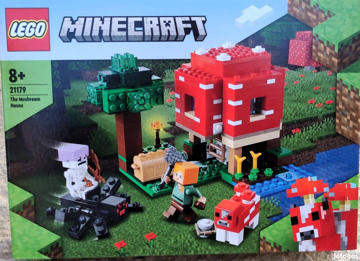 Új 21179 LEGO Minecraft gomba ház