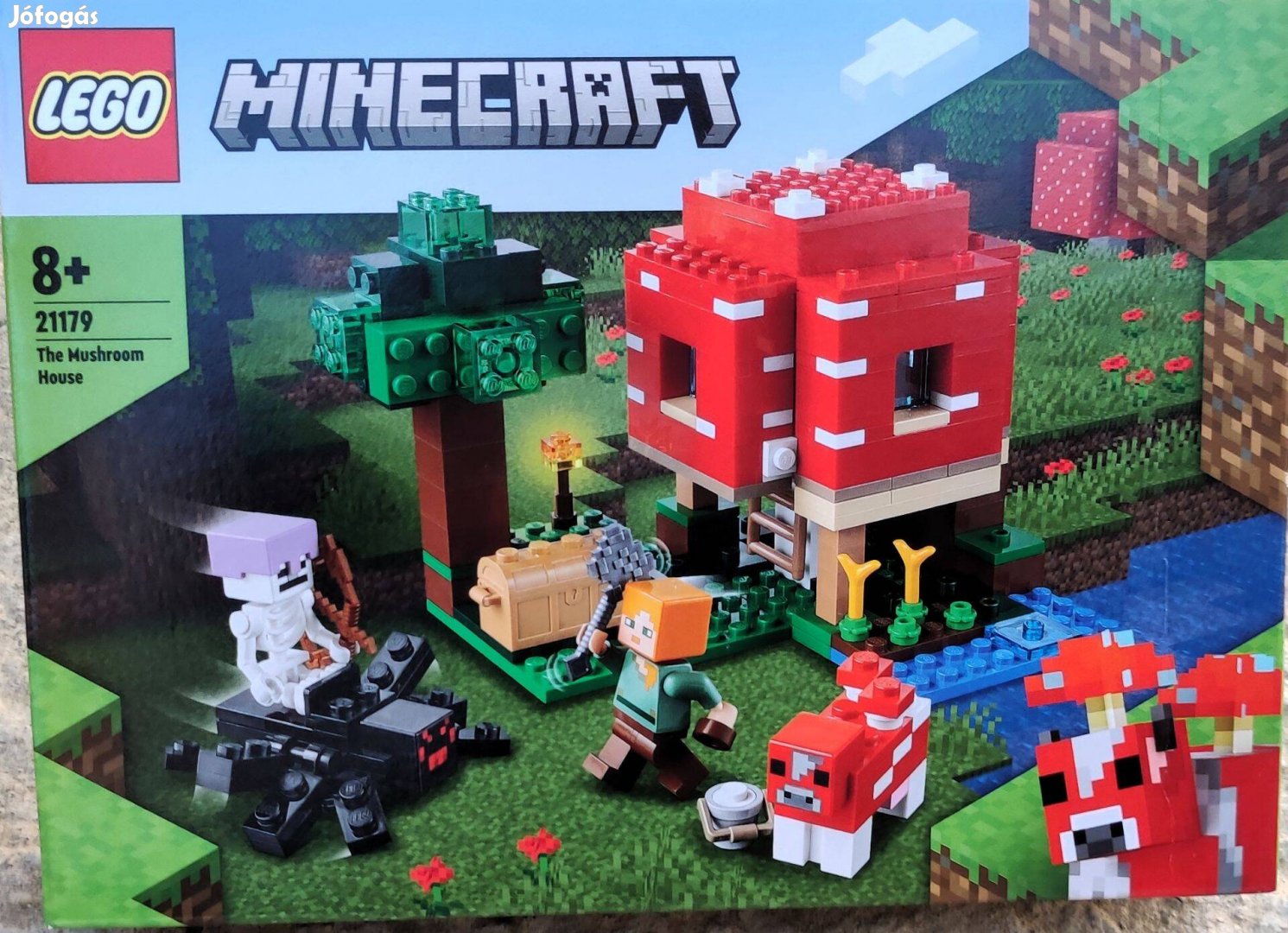 Új 21179 LEGO Minecraft gomba ház építőjáték építőkocka