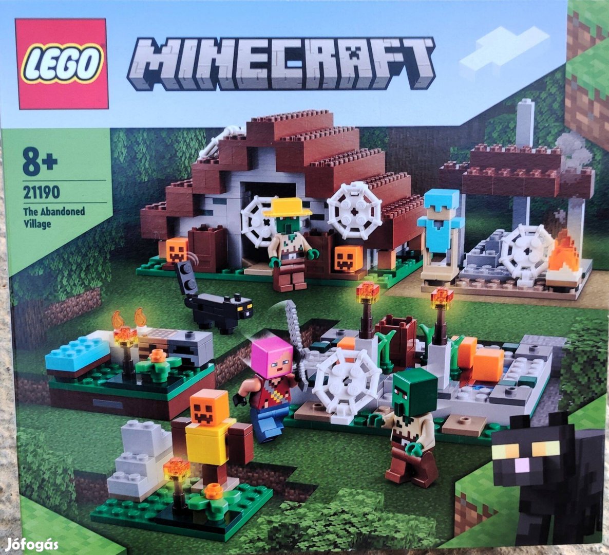 Új 21190 LEGO Minecraft elhagyatott falu