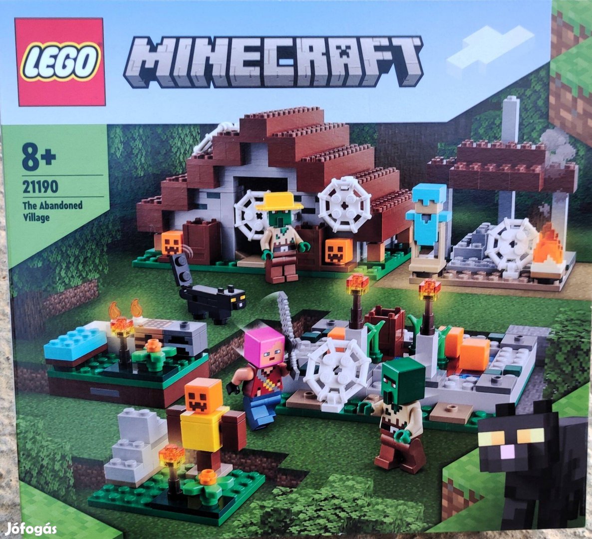 Új 21190 LEGO Minecraft elhagyatott falu építőjáték építőkocka