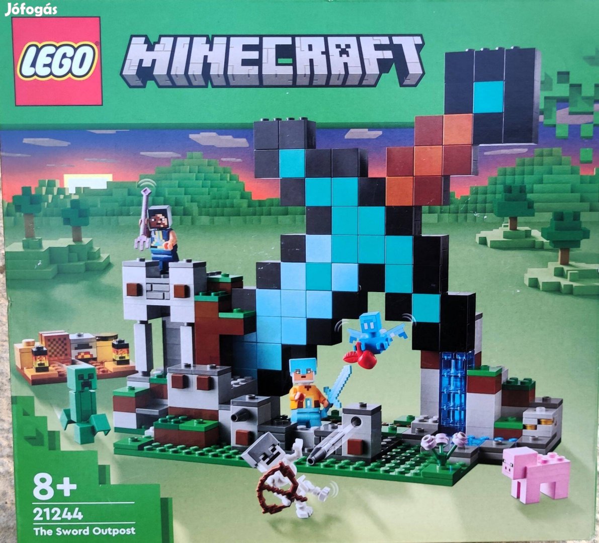 Új 21244 LEGO Minecraft Kard helyőrség