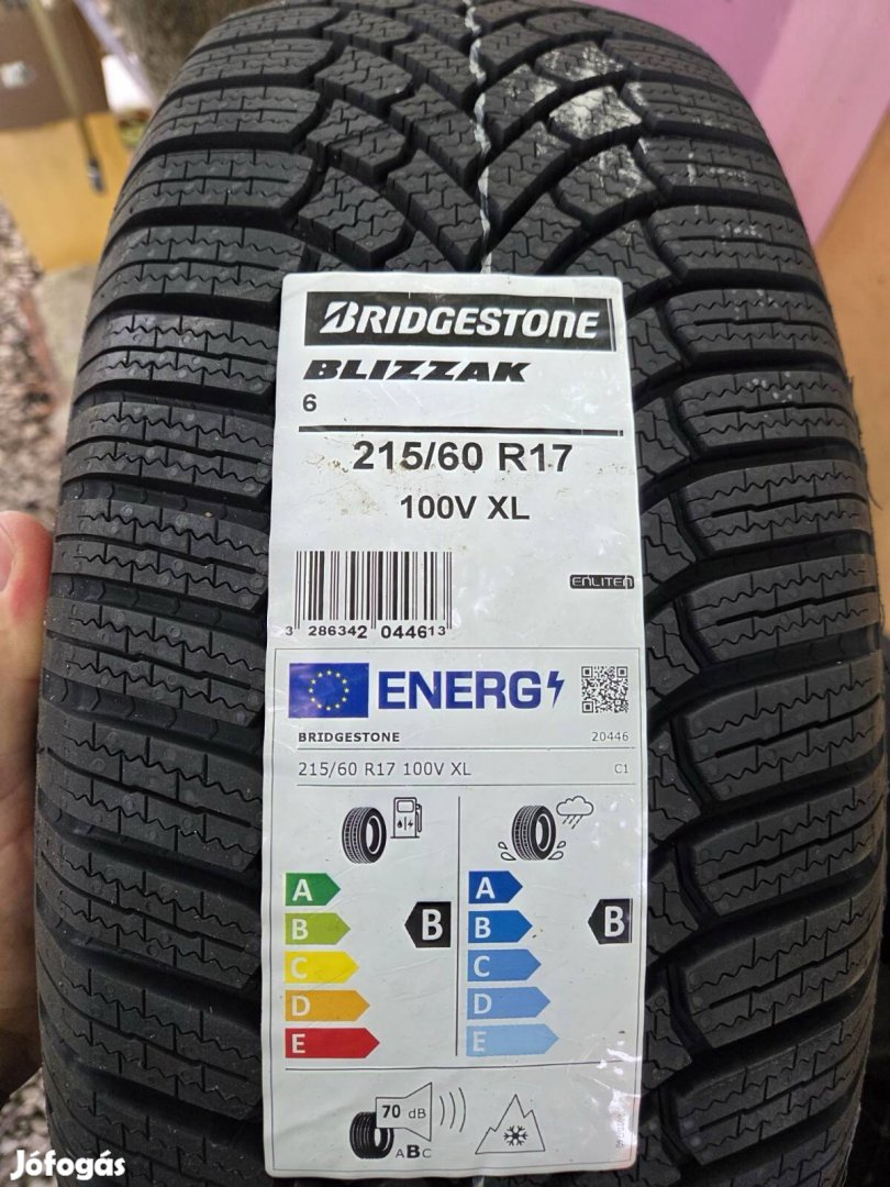 Új 215/60 R17 215/60R17 XL Bridgestone Blizzak 6 téli gumi