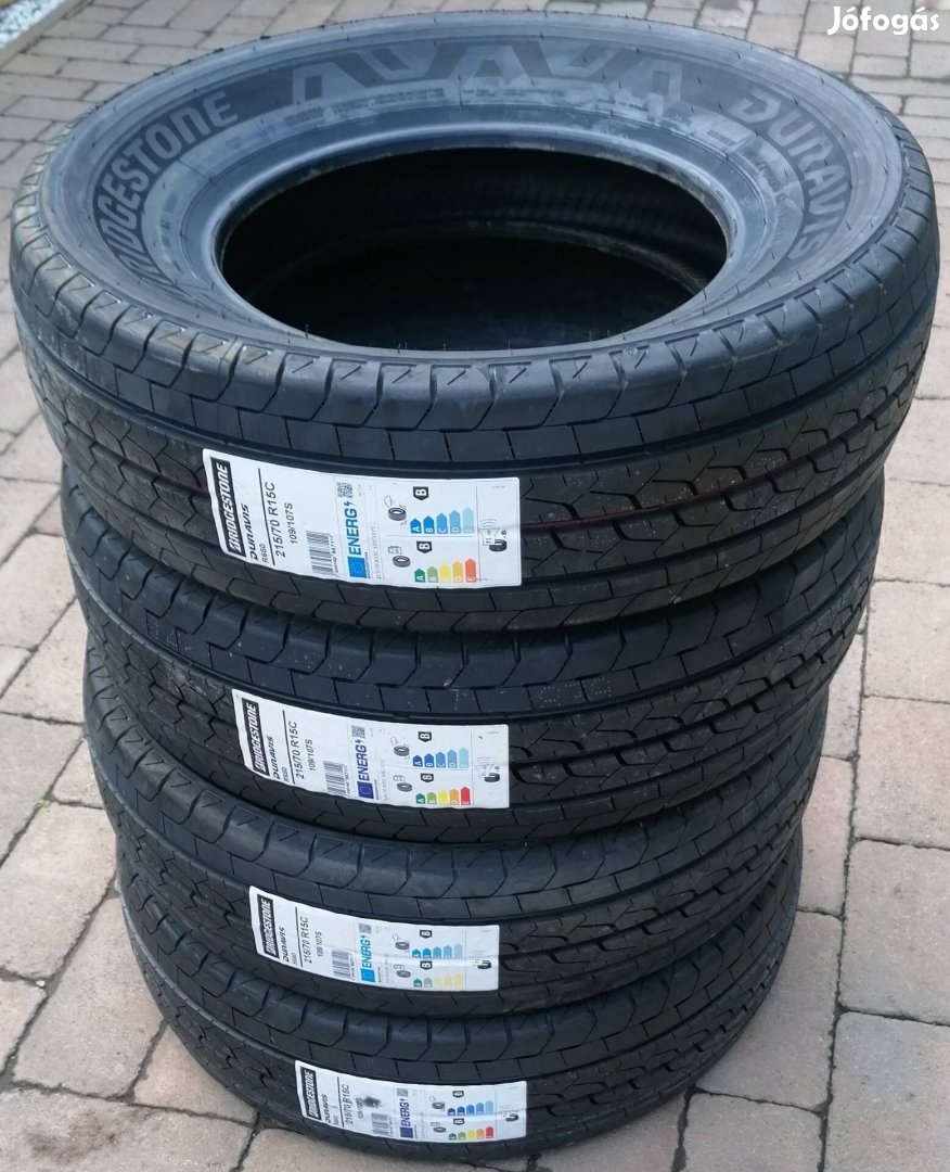 Új 215/70R15C 215/70 R 15C R15C R15 C Bridgestone nyári gumi