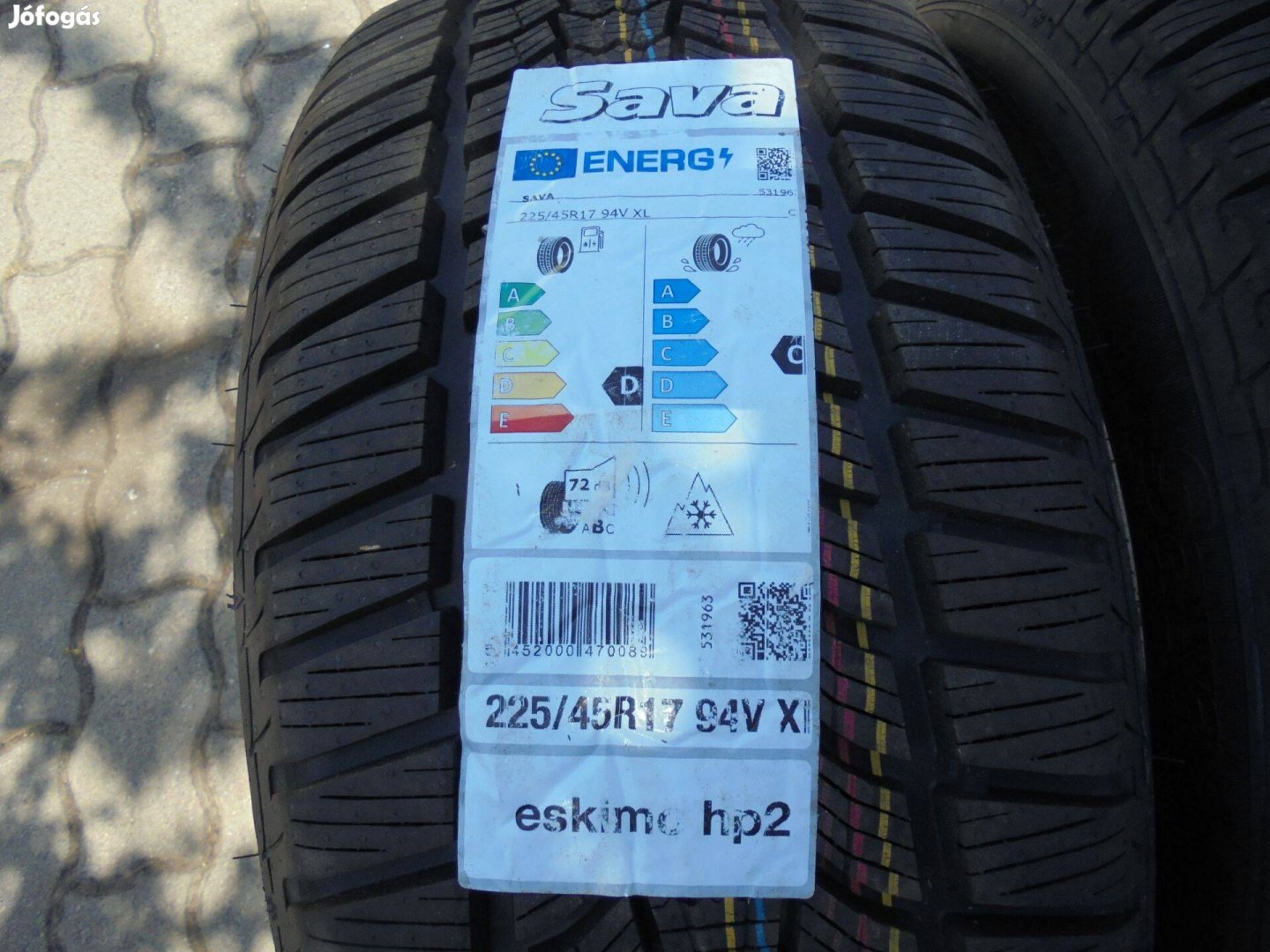 Új 225/45 R 17" 2023-as Sava téli gumi pár eladó