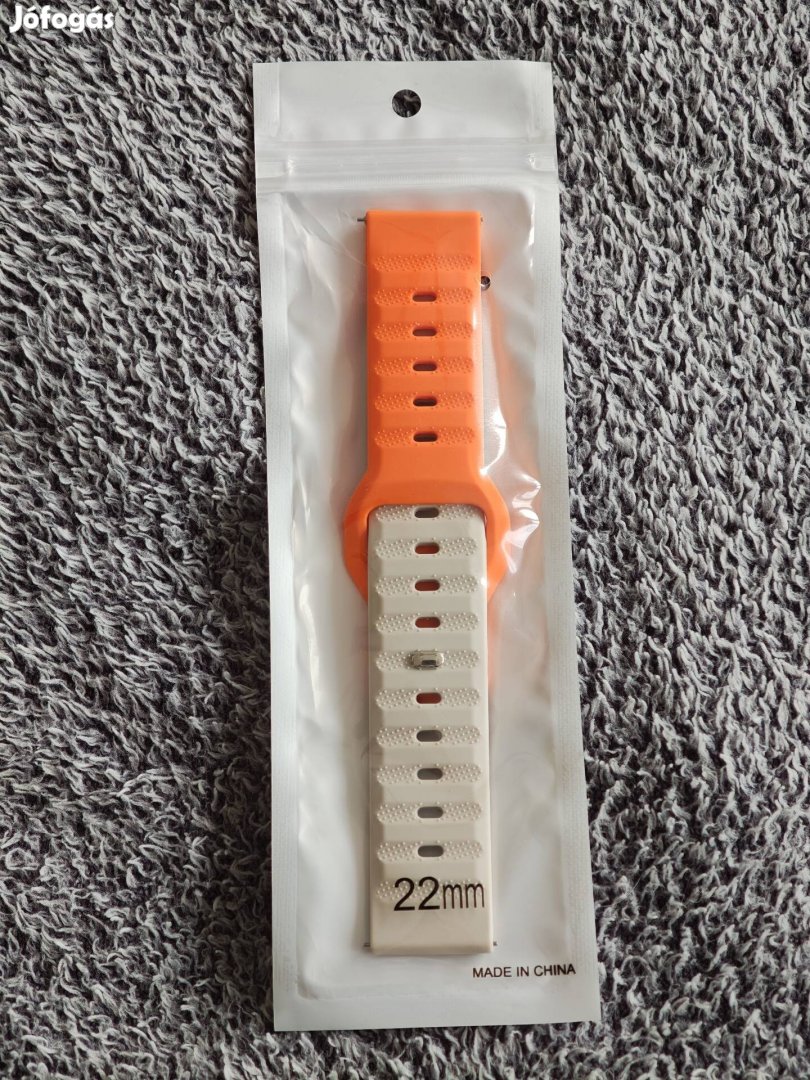 Új 22mm szilikon szíj