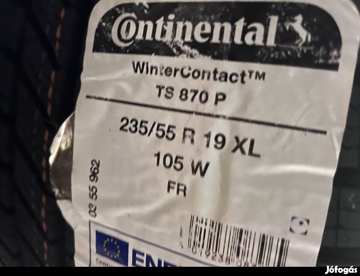 Új 235/55r19 Continental téli gumi