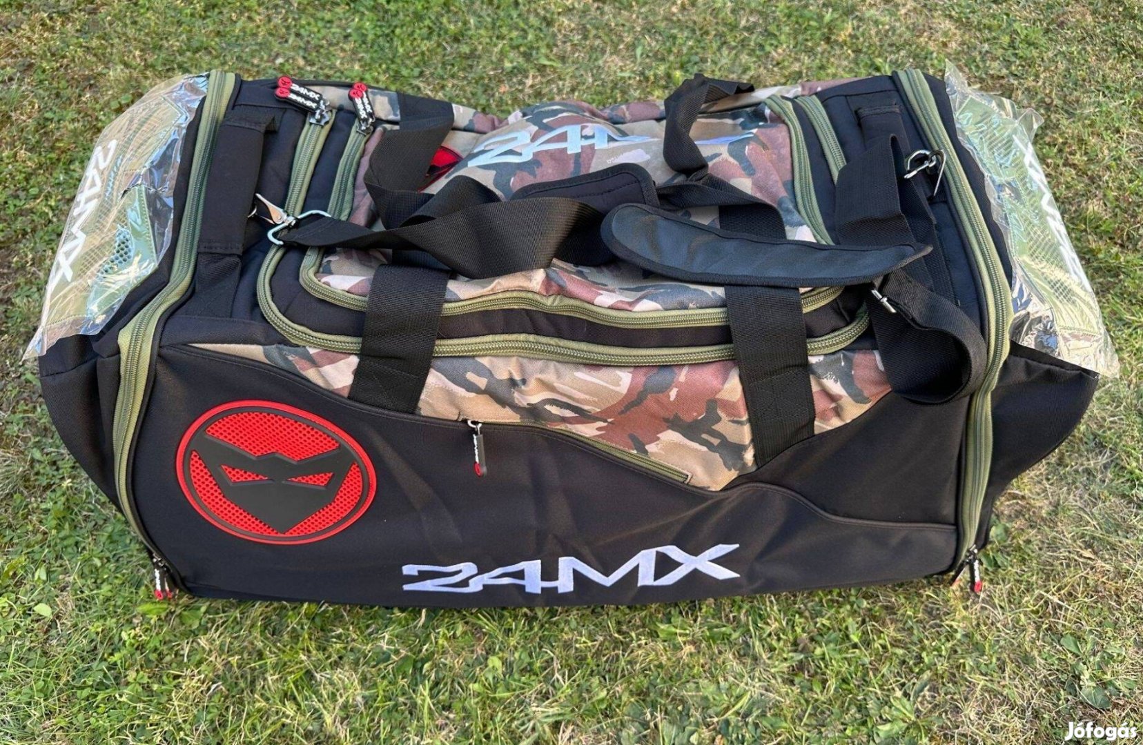 Új 24MX camo/fekete MX, cross táska, sporttáska, utazótáska, gearbag