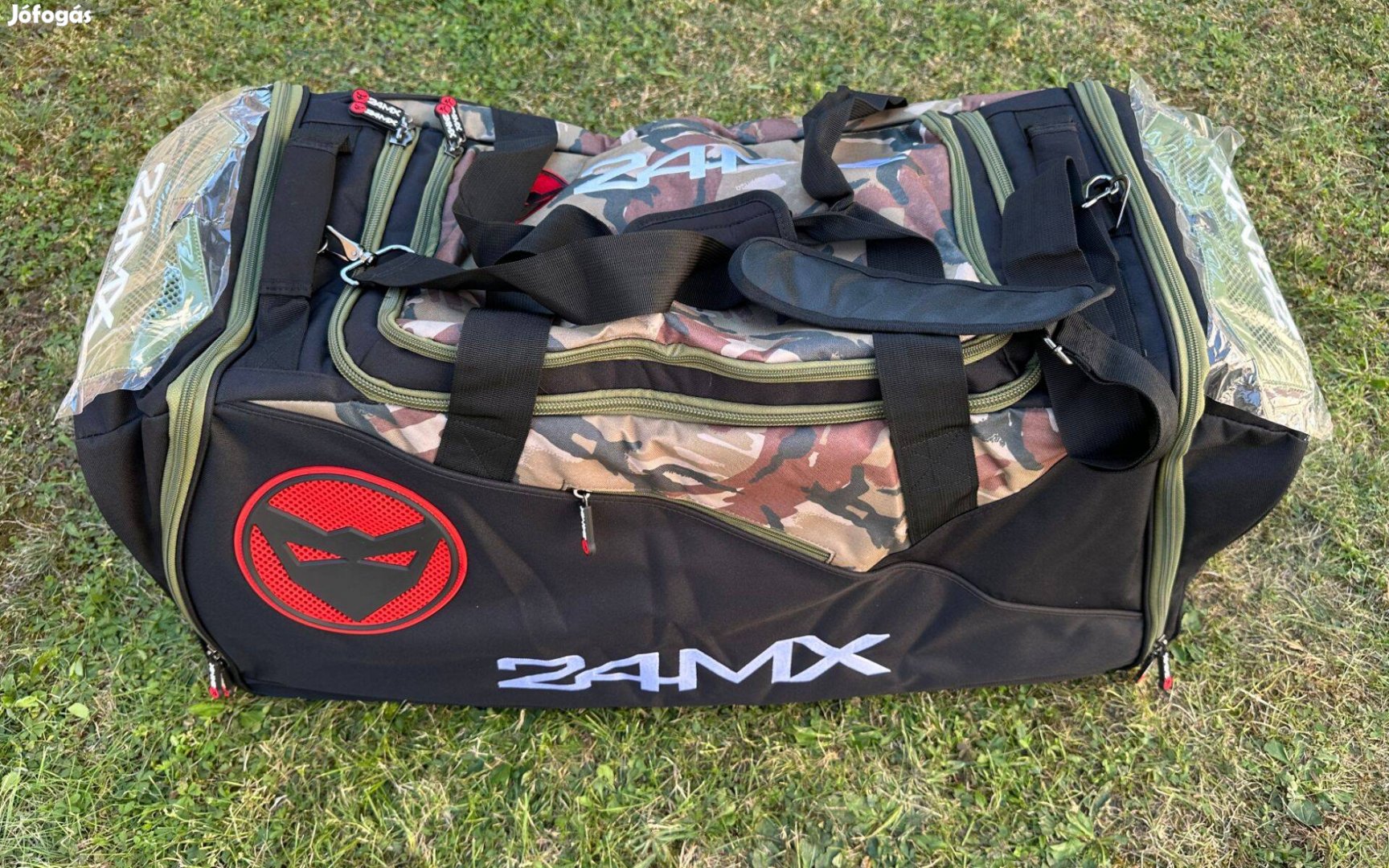 Új 24MX camo/fekete MX, cross táska, sporttáska, utazótáska, gearbag