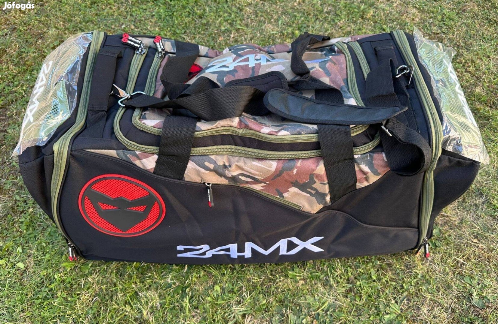 Új 24MX camo/fekete MX, cross táska, sporttáska, utazótáska, gearbag