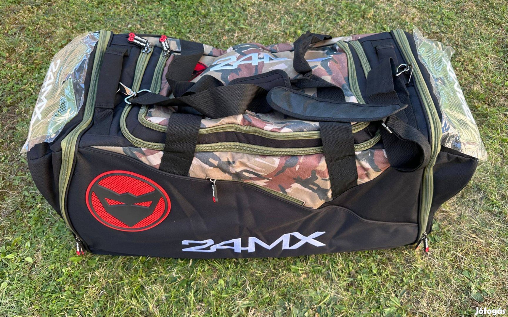 Új 24MX camo/fekete enduro, mx, cross táska, sporttáska, utazótáska