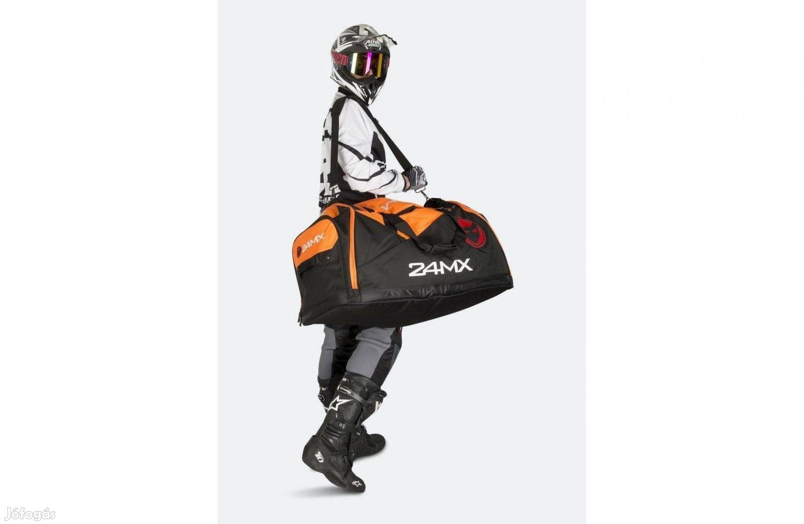 Új 24MX narancs/fekete MX/cross táska, sporttáska, utazótáska, gearbag