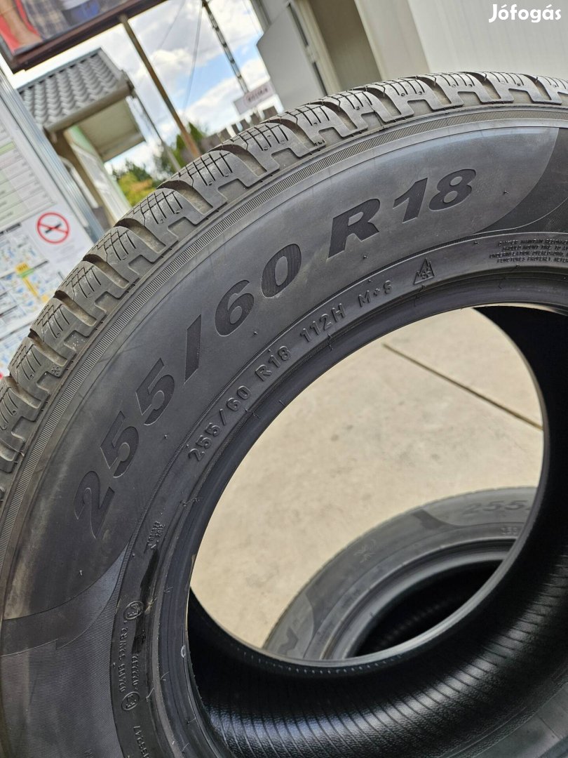 Új 255/60R18 Pirelli Scorpion winter téli gumi garnitúra 
