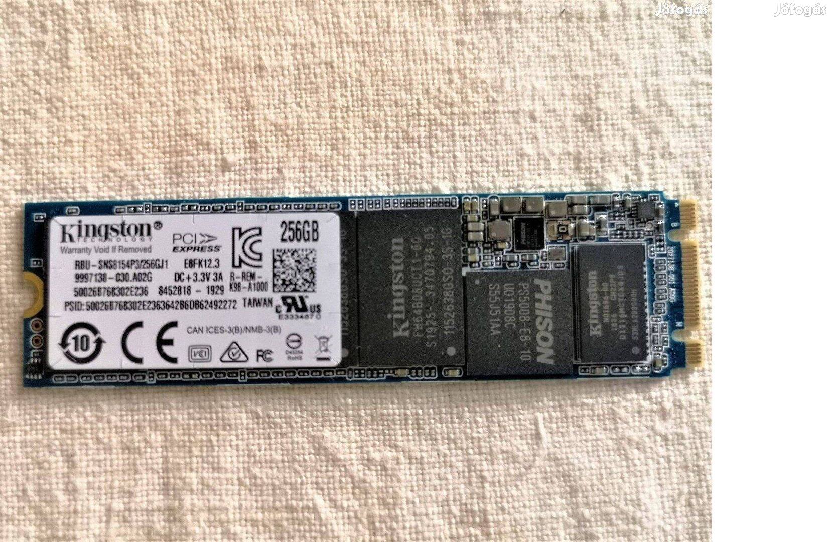 Új 256GB M.2 Pcie Nvme SSD Kingston