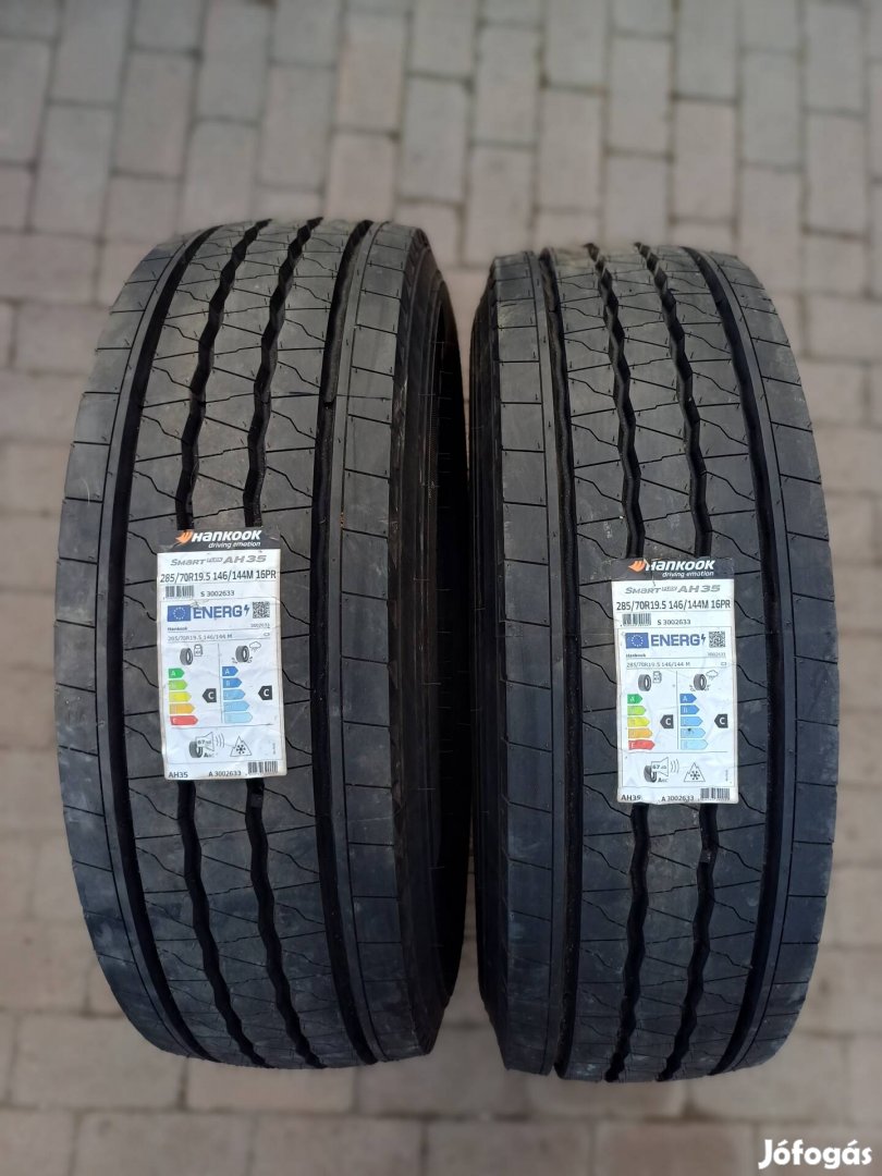 Új 285/70R19.5 285/70 R 19.5 R19.5 teherautó kamion kormányzott gumi