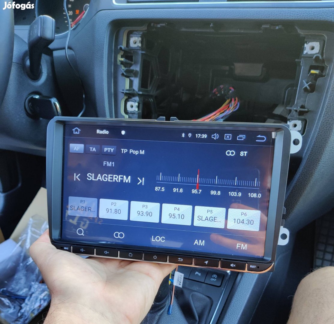 Új 2+32gb android vw seat skoda autórádió fejegység hifi carplay gps