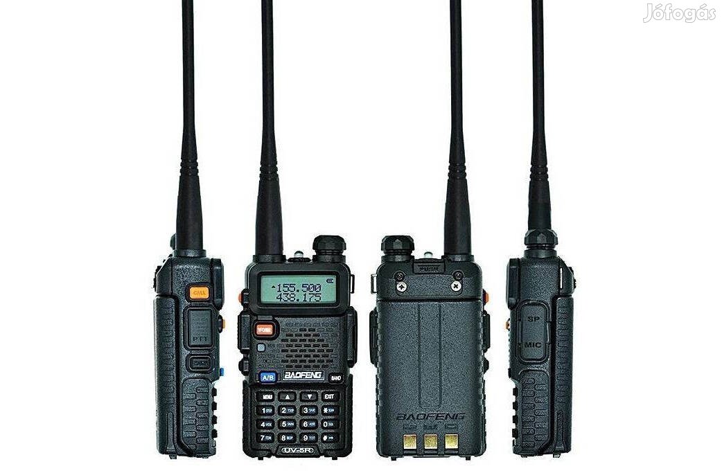 Új 2 db Baofeng UV-5R Kézi Adóvevő Walkie Talkie